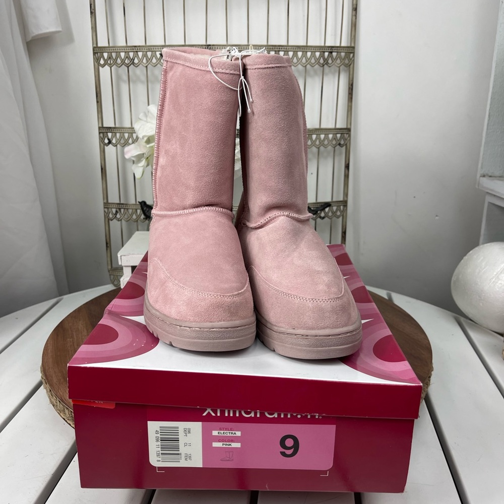 Xhilaration Electra Womens Pink Boots Size 9. - Picture 5 of 6